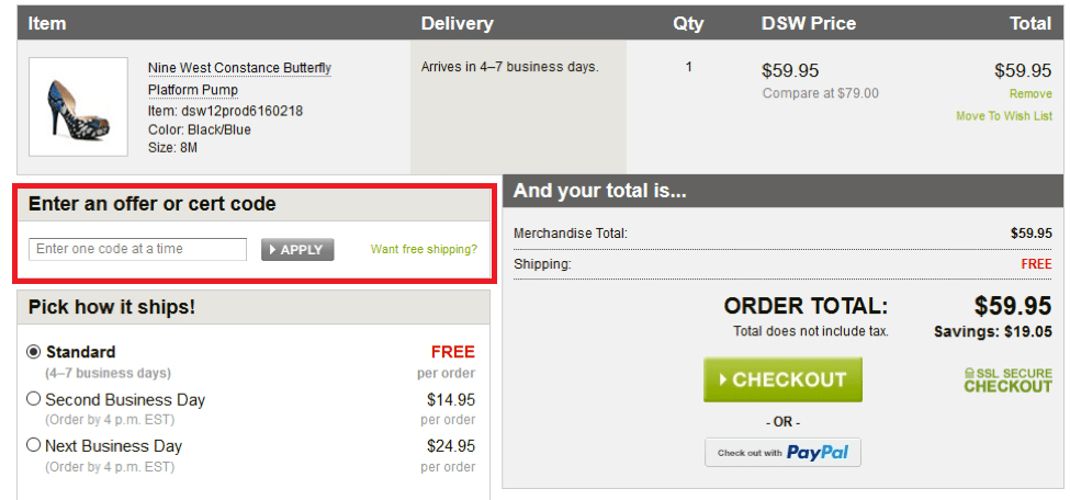 DSW Shoes Coupons 01