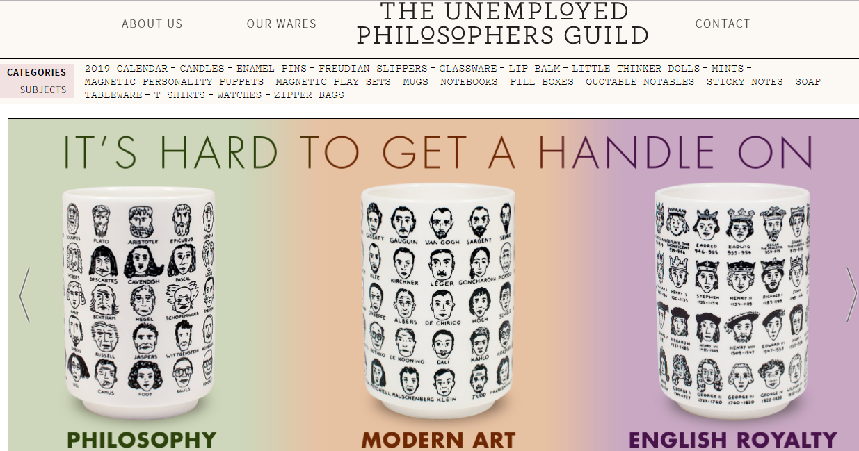 The Unemployed Philosophers Guild Coupons